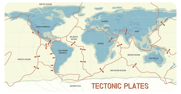 Routenkarte Antarktis
